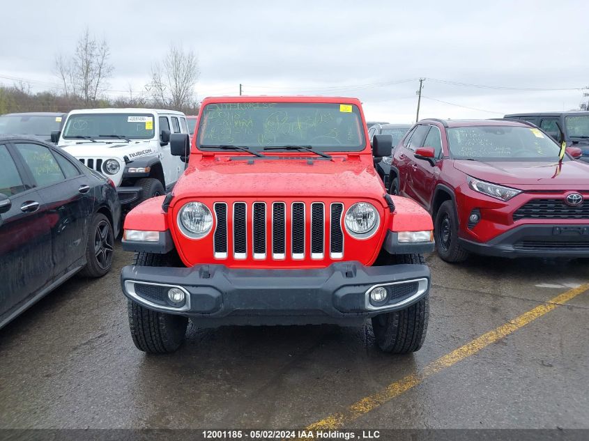 2021 Jeep Wrangler Unlimited Sahara VIN: 1C4HJXEN8MW689348 Lot: 12001185