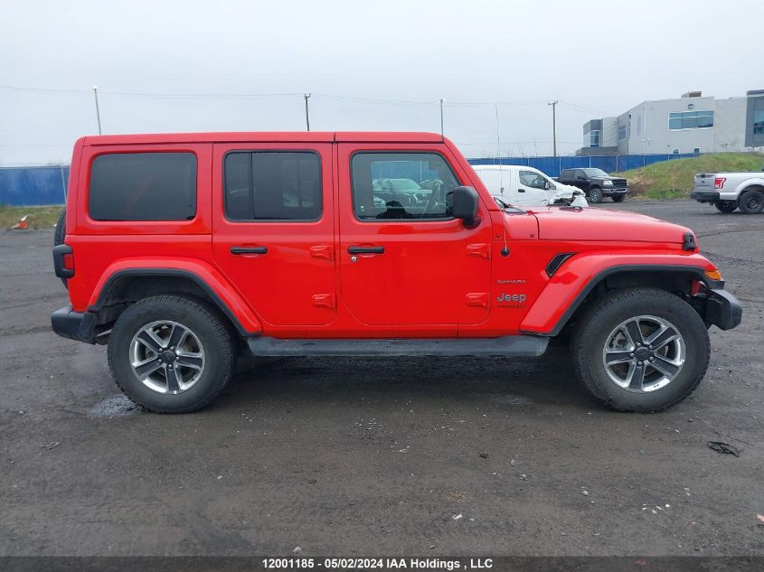 2021 Jeep Wrangler Unlimited Sahara VIN: 1C4HJXEN8MW689348 Lot: 12001185