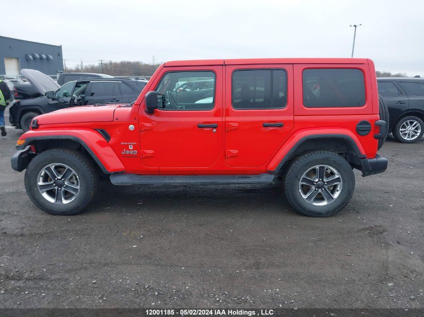 2021 Jeep Wrangler Unlimited Sahara VIN: 1C4HJXEN8MW689348 Lot: 12001185