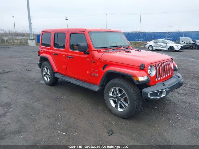 2021 Jeep Wrangler Unlimited Sahara VIN: 1C4HJXEN8MW689348 Lot: 12001185