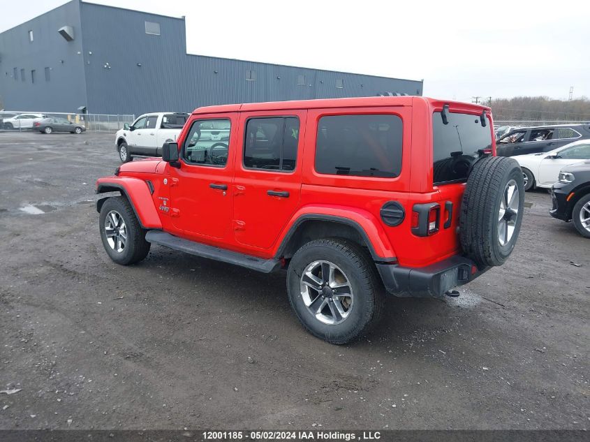 2021 Jeep Wrangler Unlimited Sahara VIN: 1C4HJXEN8MW689348 Lot: 12001185