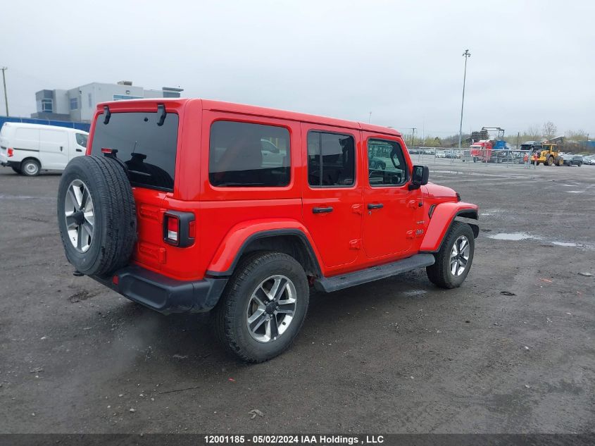 2021 Jeep Wrangler Unlimited Sahara VIN: 1C4HJXEN8MW689348 Lot: 12001185