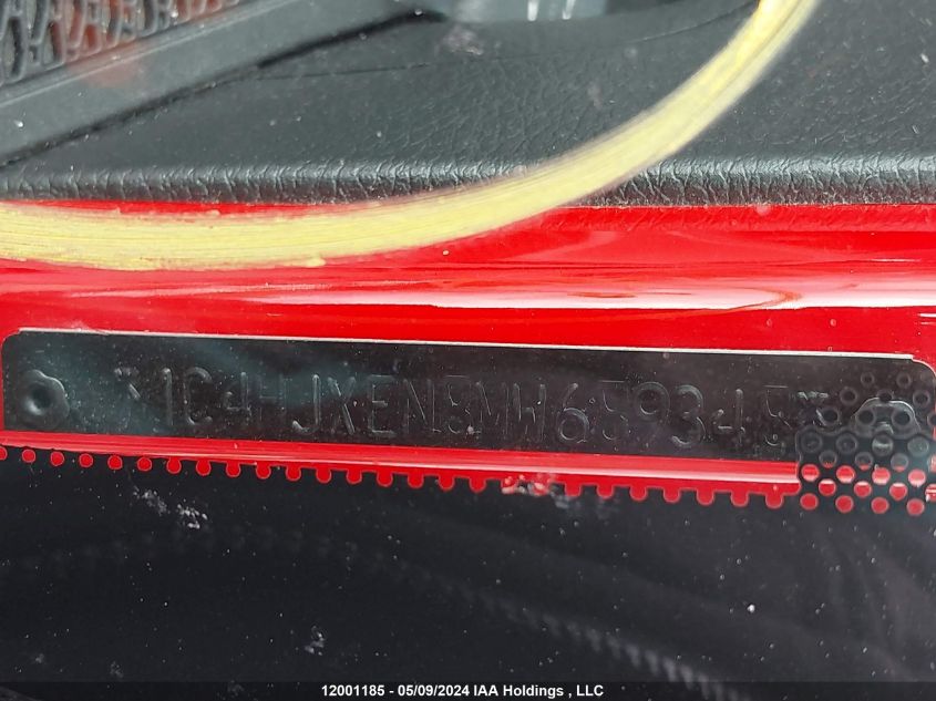 2021 Jeep Wrangler Unlimited Sahara VIN: 1C4HJXEN8MW689348 Lot: 12001185