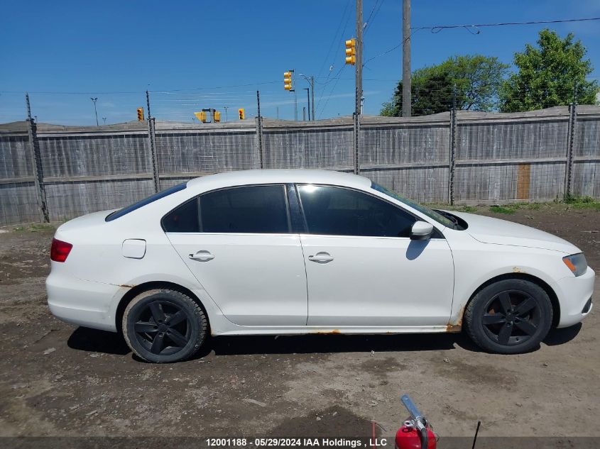 2011 Volkswagen Jetta Sedan VIN: 3VWBX7AJXBM393796 Lot: 12001188