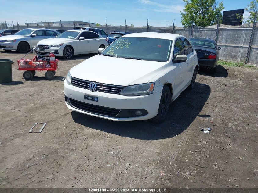 2011 Volkswagen Jetta Sedan VIN: 3VWBX7AJXBM393796 Lot: 12001188