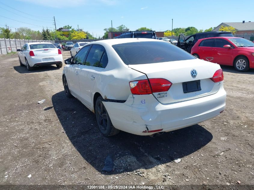 2011 Volkswagen Jetta Sedan VIN: 3VWBX7AJXBM393796 Lot: 12001188