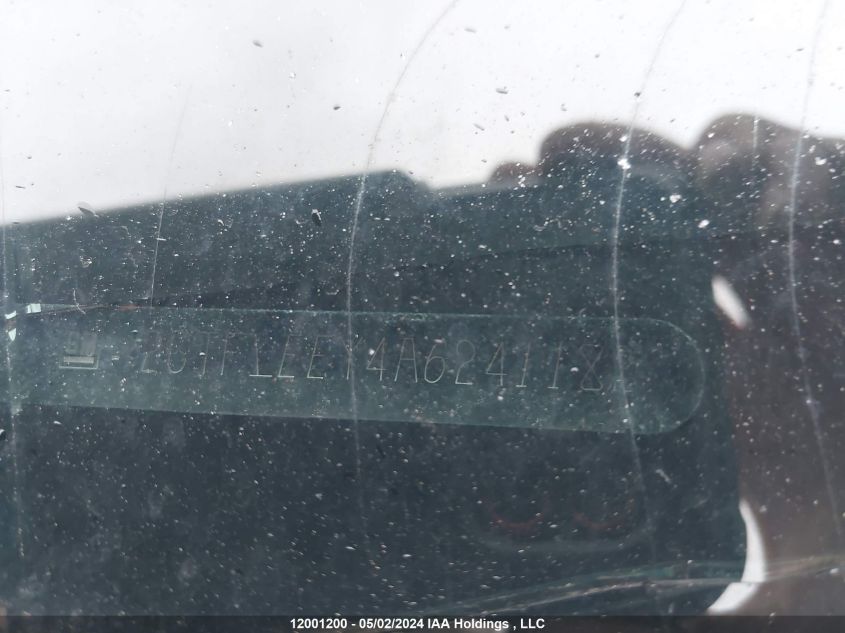 2010 GMC Terrain VIN: 2CTFLEEY4A6241182 Lot: 12001200