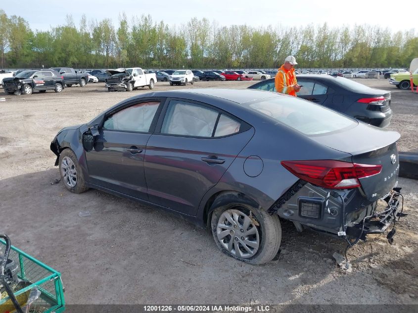 2019 Hyundai Elantra Essential VIN: KMHD74LF2KU805462 Lot: 12001226