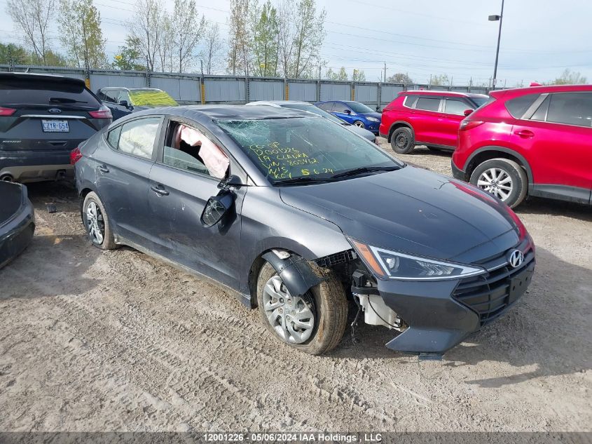 2019 Hyundai Elantra Essential VIN: KMHD74LF2KU805462 Lot: 12001226