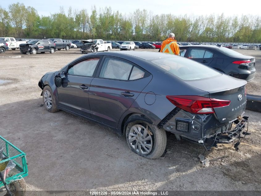 2019 Hyundai Elantra Essential VIN: KMHD74LF2KU805462 Lot: 12001226