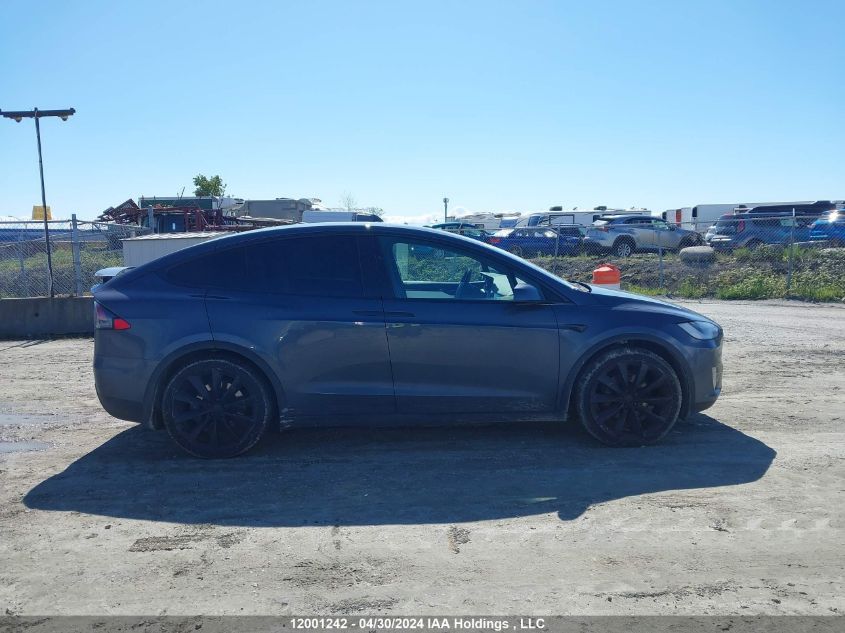 2020 Tesla Model X VIN: 5YJXCBE22LF283017 Lot: 12001242