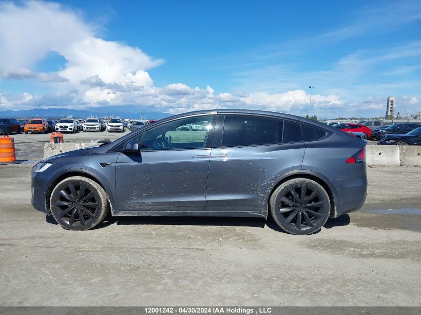 2020 Tesla Model X VIN: 5YJXCBE22LF283017 Lot: 12001242