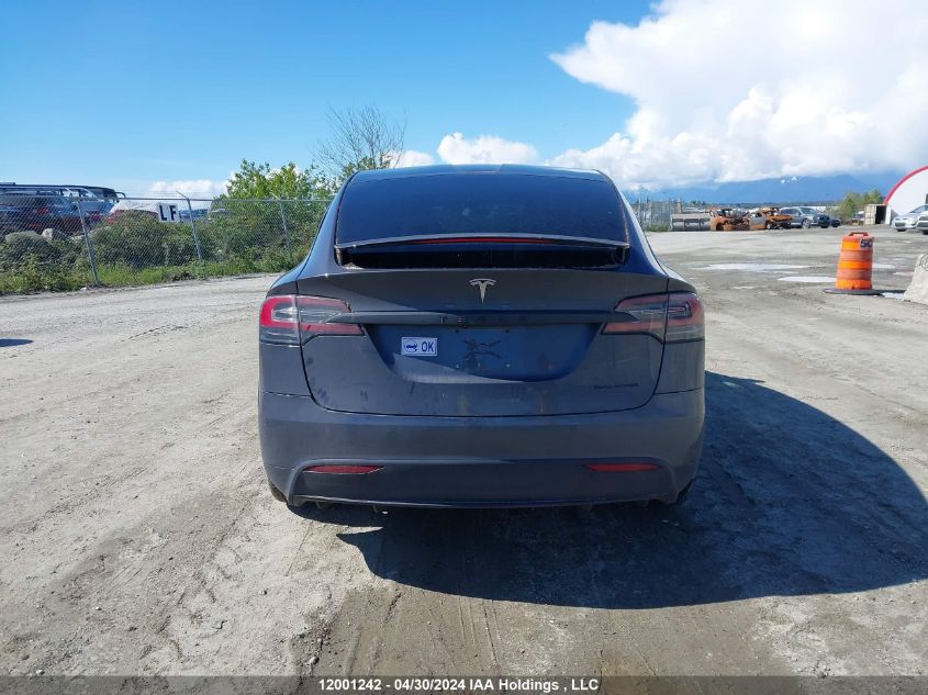 2020 Tesla Model X VIN: 5YJXCBE22LF283017 Lot: 12001242