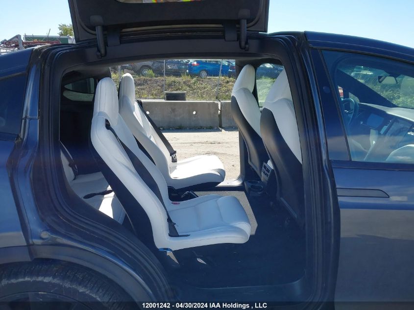 2020 Tesla Model X VIN: 5YJXCBE22LF283017 Lot: 12001242