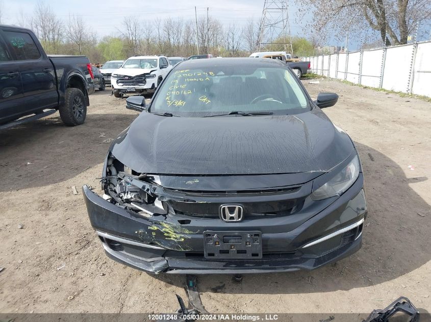 2019 Honda Civic Sedan VIN: 2HGFC2F72KH040162 Lot: 12001248