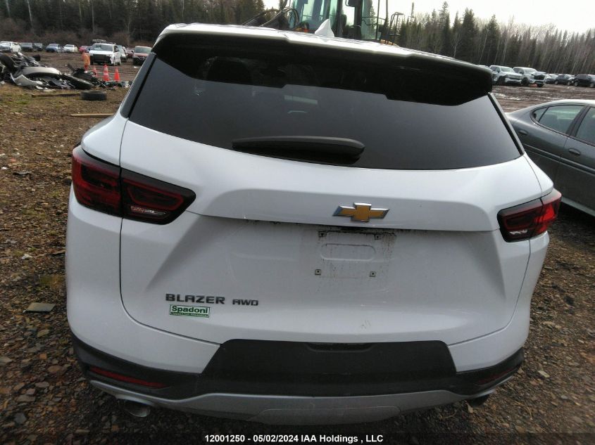 2023 Chevrolet Blazer VIN: 3GNKBHRS2PS160025 Lot: 12001250
