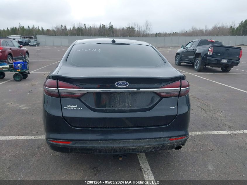 2017 Ford Fusion Se VIN: 3FA6P0H76HR288566 Lot: 12001264