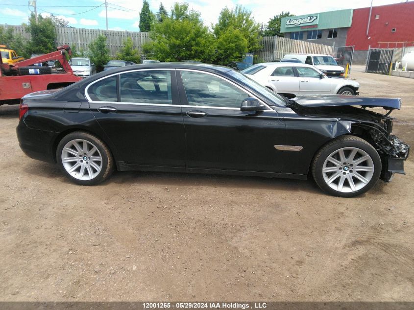 2013 BMW 7 Series VIN: WBAYB6C51DC998359 Lot: 12001265
