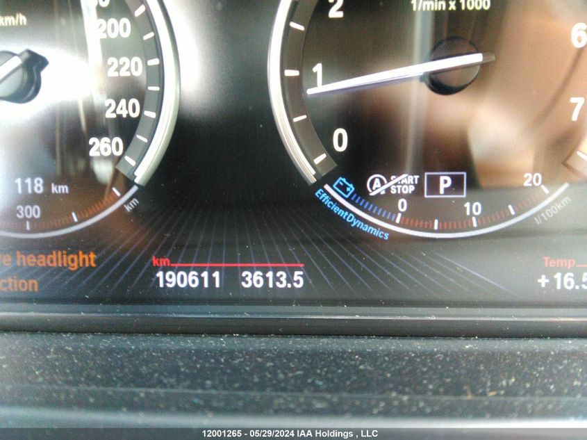 2013 BMW 7 Series VIN: WBAYB6C51DC998359 Lot: 12001265