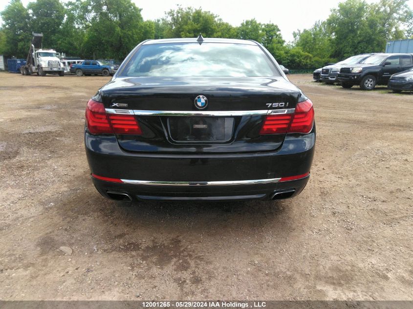 2013 BMW 7 Series VIN: WBAYB6C51DC998359 Lot: 12001265