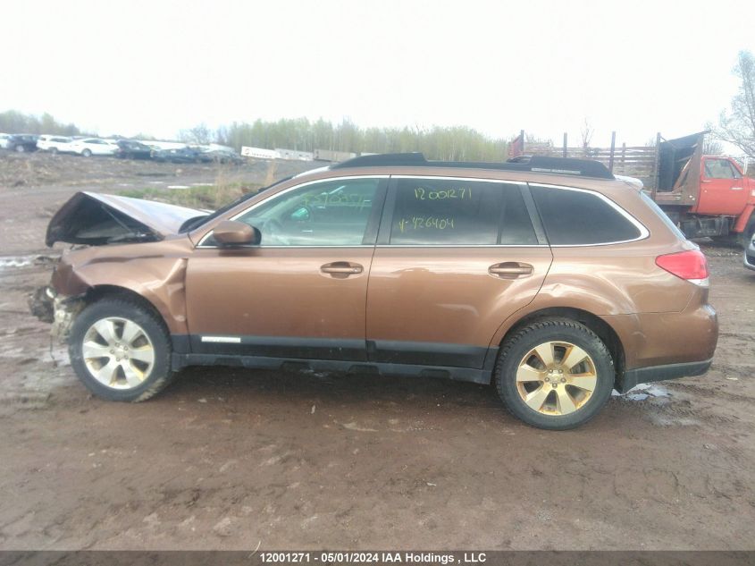 2011 Subaru Outback 2.5I Limited VIN: 4S4BRBJC4B3426404 Lot: 12001271