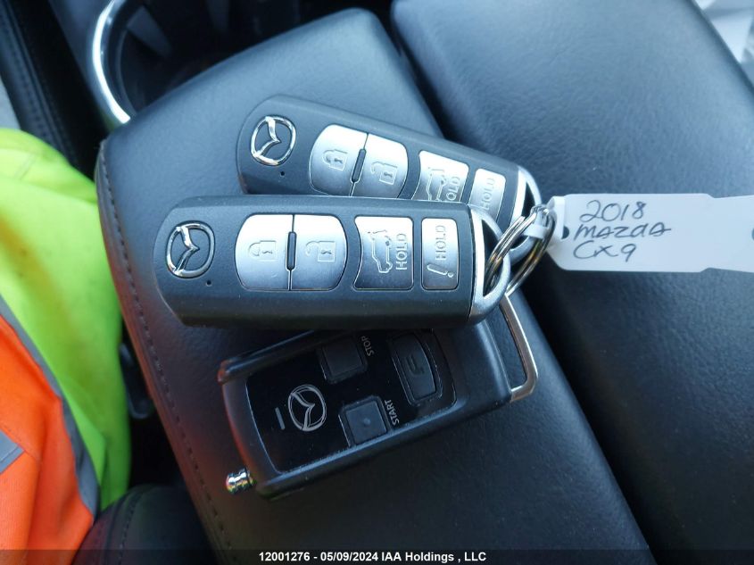 2018 Mazda Cx-9 VIN: JM3TCBDY3J0221679 Lot: 12001276