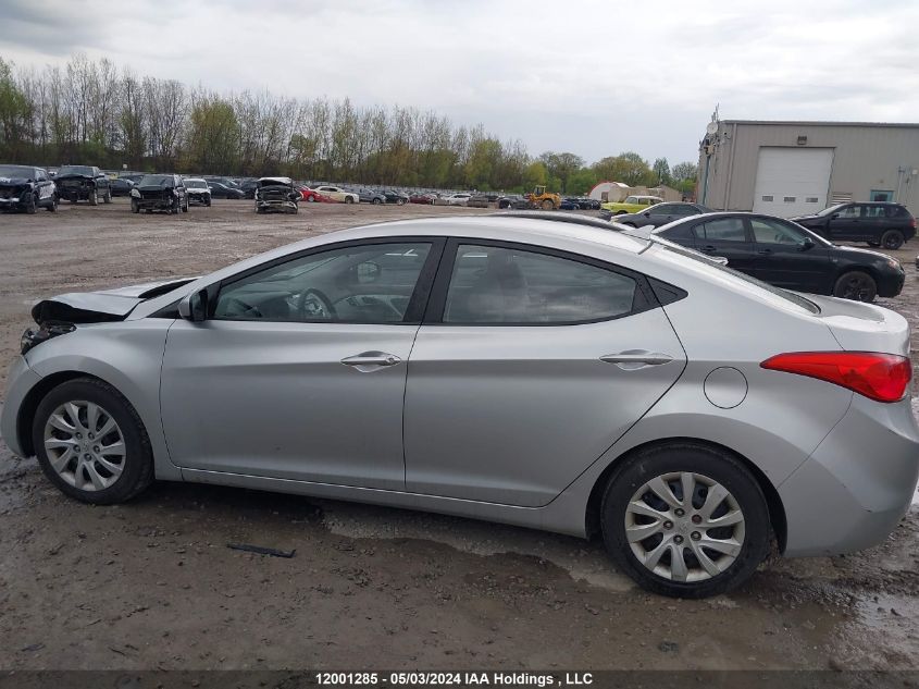 2013 Hyundai Elantra Gl VIN: 5NPDH4AE5DH224613 Lot: 12001285