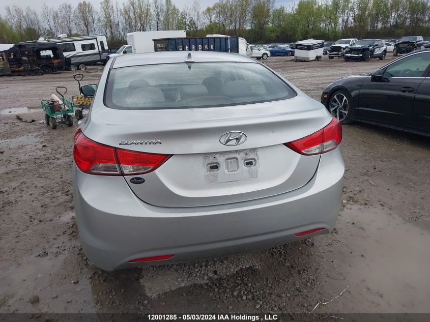 2013 Hyundai Elantra Gl VIN: 5NPDH4AE5DH224613 Lot: 12001285