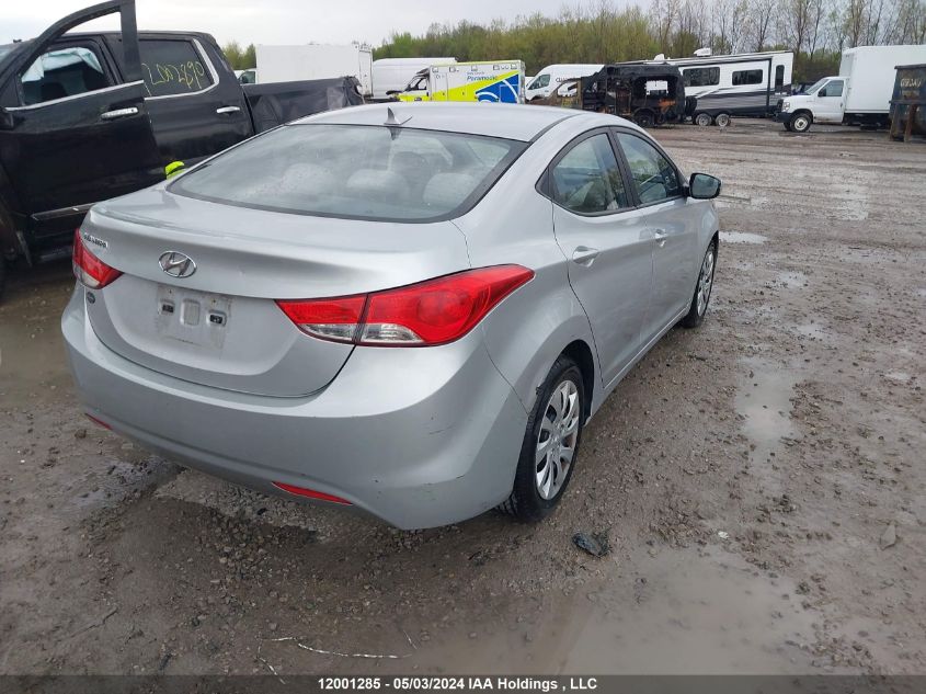 2013 Hyundai Elantra Gl VIN: 5NPDH4AE5DH224613 Lot: 12001285