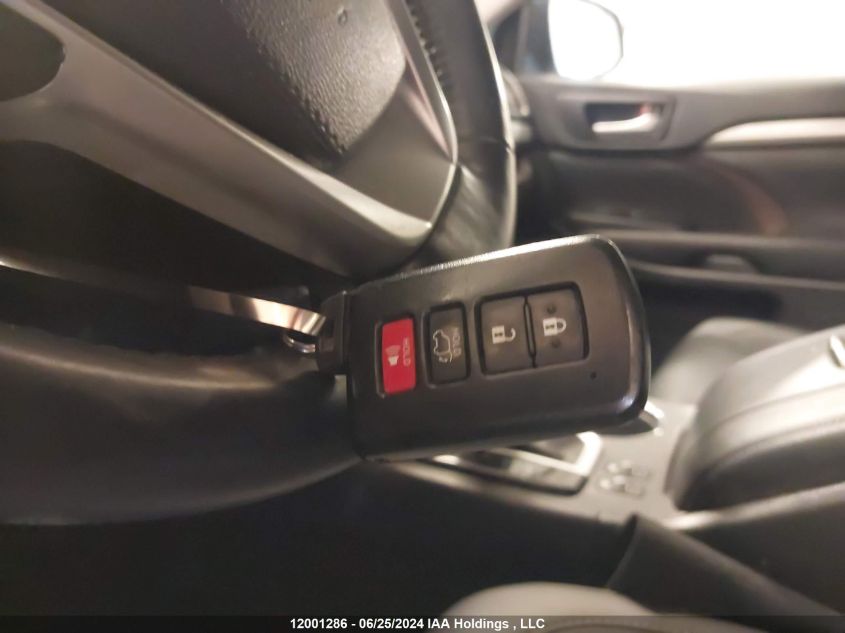 2019 Toyota Highlander Se/Xle VIN: 5TDJZRFH3KS984224 Lot: 12001286