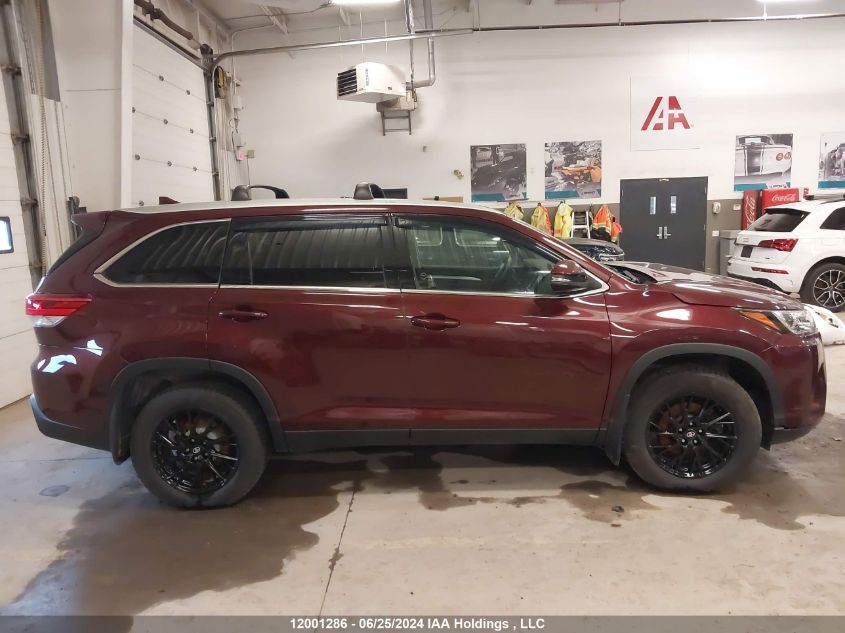 2019 Toyota Highlander Se/Xle VIN: 5TDJZRFH3KS984224 Lot: 12001286