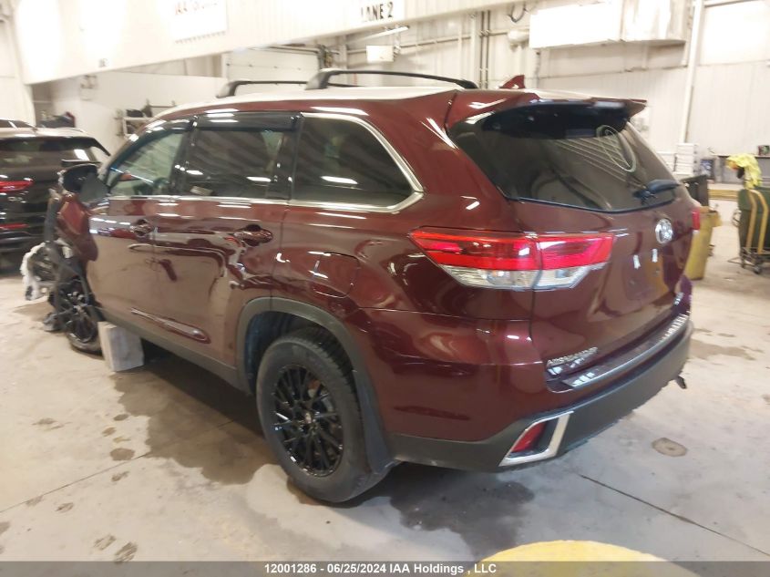 2019 Toyota Highlander Se/Xle VIN: 5TDJZRFH3KS984224 Lot: 12001286