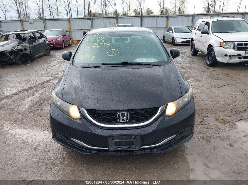 2013 Honda Civic Sdn VIN: 2HGFB2F46DH016393 Lot: 12001294