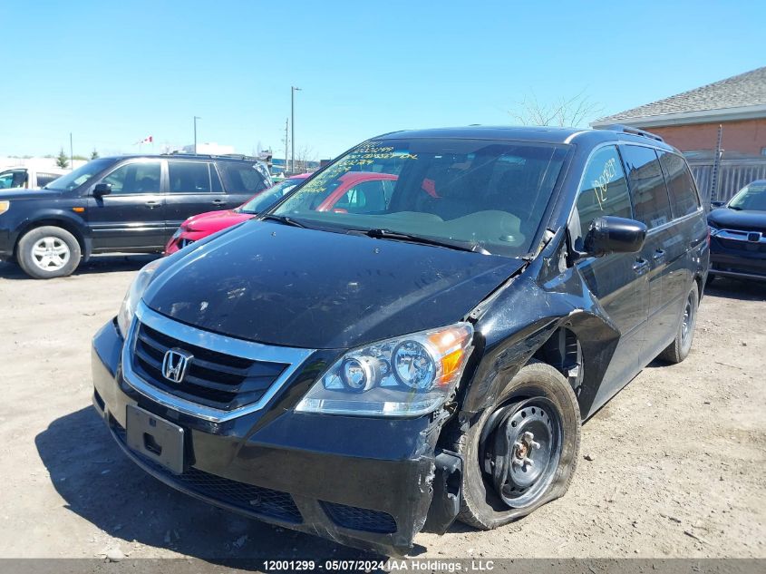 2010 Honda Odyssey Ex-L VIN: 5FNRL3H64AB502764 Lot: 12001299