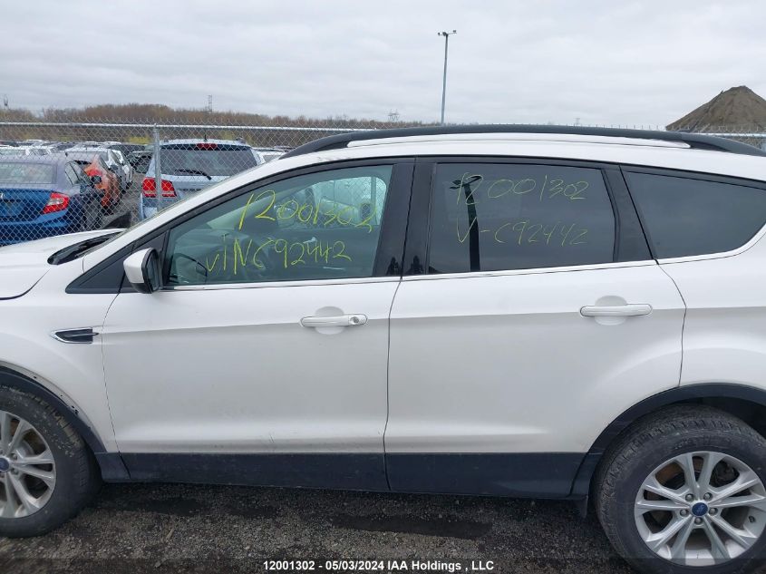 2018 Ford Escape Sel VIN: 1FMCU0HD0JUC92442 Lot: 12001302