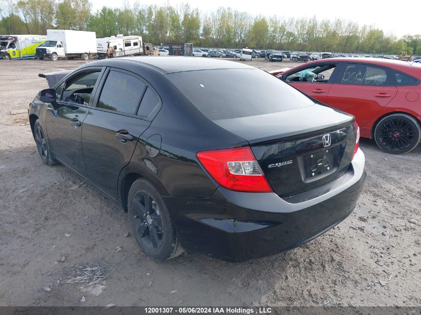 2012 Honda Civic Sdn VIN: 2HGFB2F42CH121527 Lot: 12001307