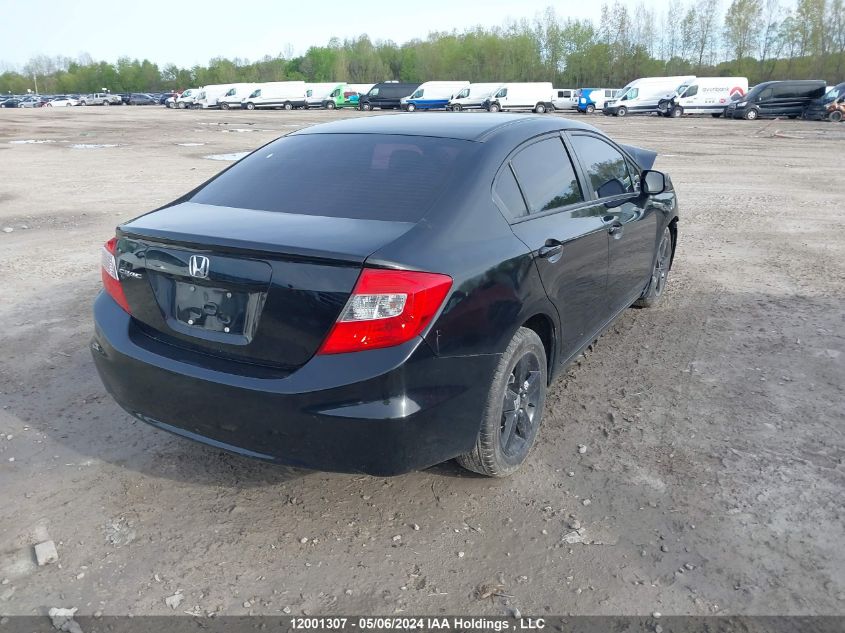 2012 Honda Civic Sdn VIN: 2HGFB2F42CH121527 Lot: 12001307