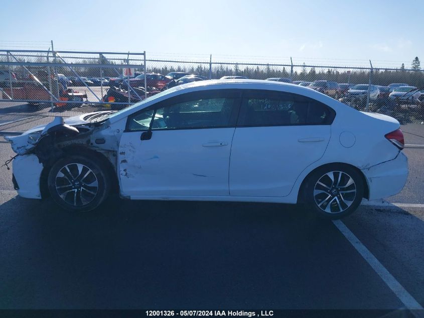 2014 Honda Civic Ex 4Dr VIN: 2HGFB2E57EH027284 Lot: 12001326