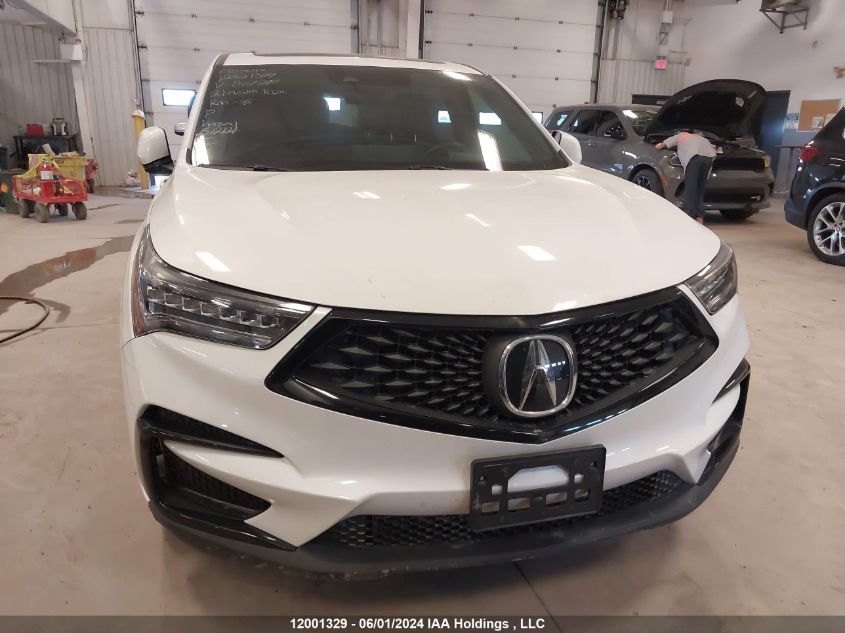 2021 Acura Rdx VIN: 5J8TC2H6XML807298 Lot: 12001329