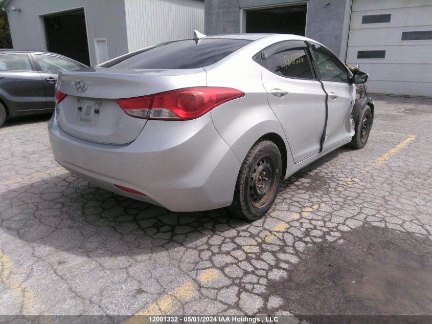 2013 Hyundai Elantra Gl VIN: 5NPDH4AE2DH379250 Lot: 12001332