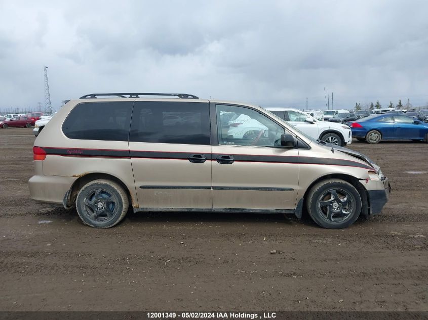 2001 Honda Odyssey Lx VIN: 2HKRL18571H009349 Lot: 12001349