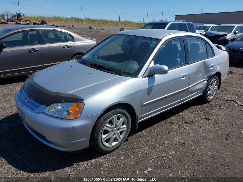 2003 Honda Civic Sdn VIN: 2HGES15663H944888 Lot: 12001355