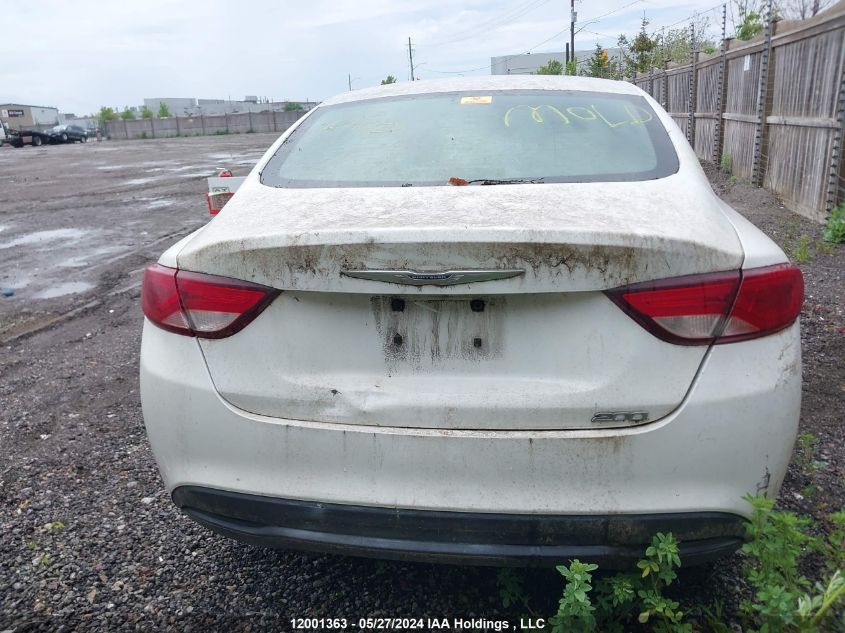 2015 Chrysler 200 VIN: 1C3CCCFB0FN550202 Lot: 12001363