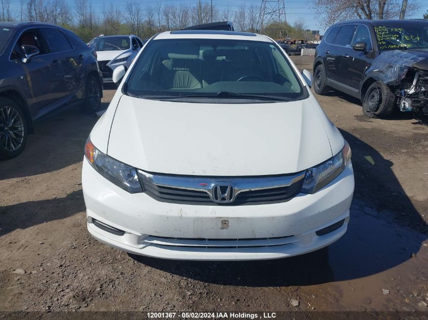 2012 Honda Civic Sdn VIN: 2HGFB2F98CH045372 Lot: 12001367
