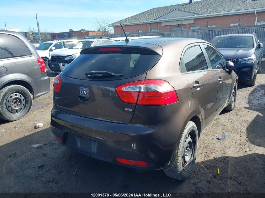 2013 Kia Rio Gdi VIN: KNADM5A30D6880564 Lot: 12001378