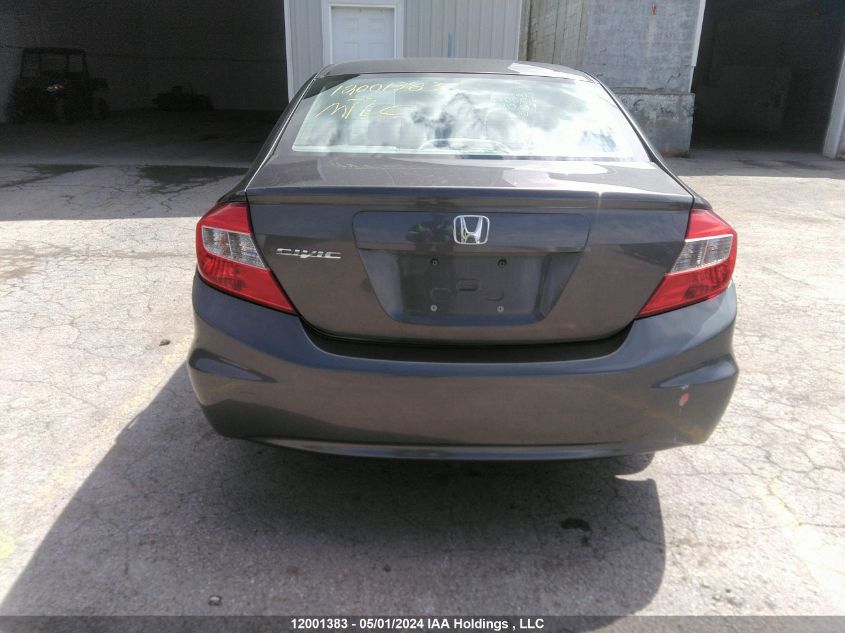 2012 Honda Civic VIN: 2HGFB2F41CH062020 Lot: 12001383