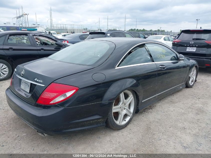 2009 Mercedes-Benz Cl 550 4Matic VIN: WDDEJ86X69A021504 Lot: 12001384