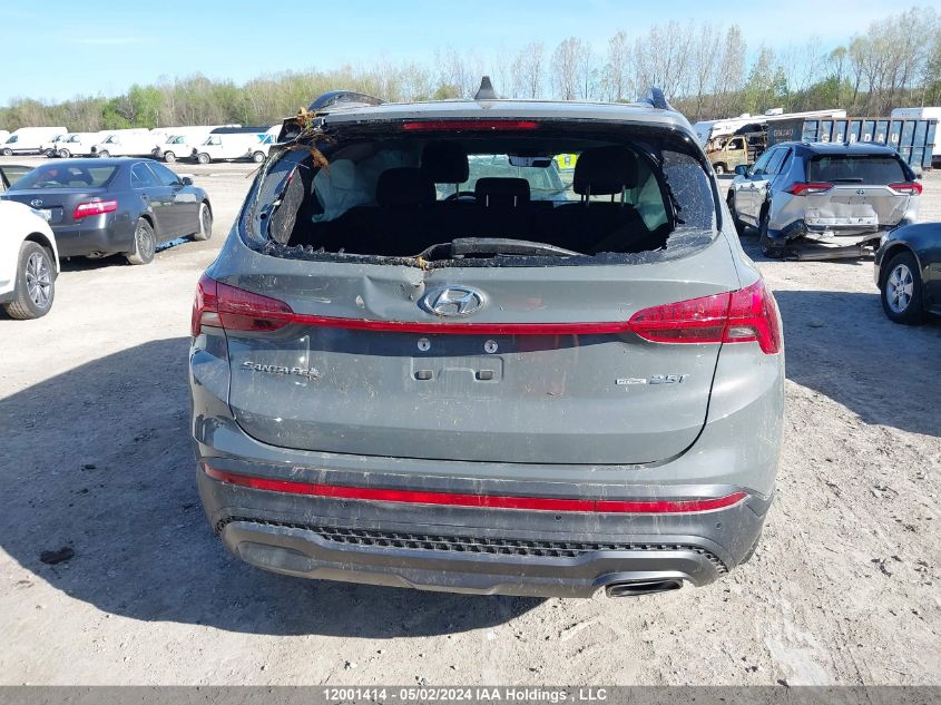 2022 Hyundai Santa Fe Sel VIN: 5NMS3DAL6NH382705 Lot: 12001414