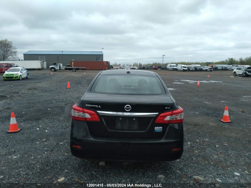 2015 Nissan Sentra VIN: 3N1AB7APXFL652688 Lot: 12001415