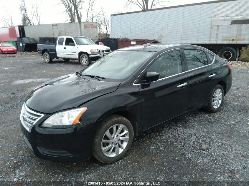 2015 Nissan Sentra VIN: 3N1AB7APXFL652688 Lot: 12001415